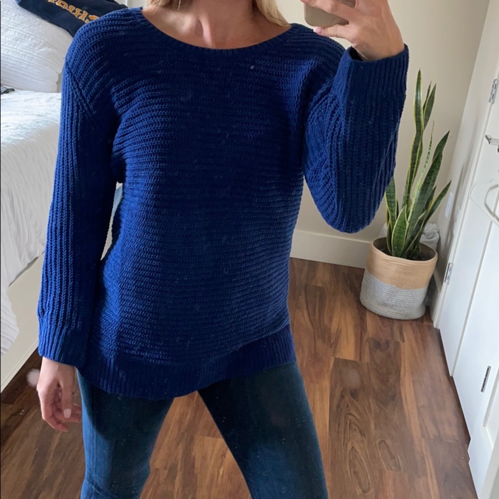 EUC royal blue comfy sweater